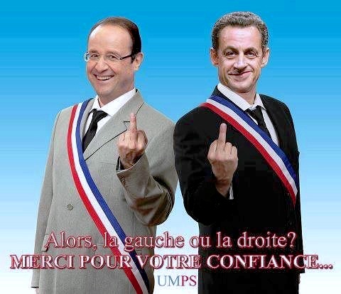 election présidentielle 2012 France Hollande et Sarkozy